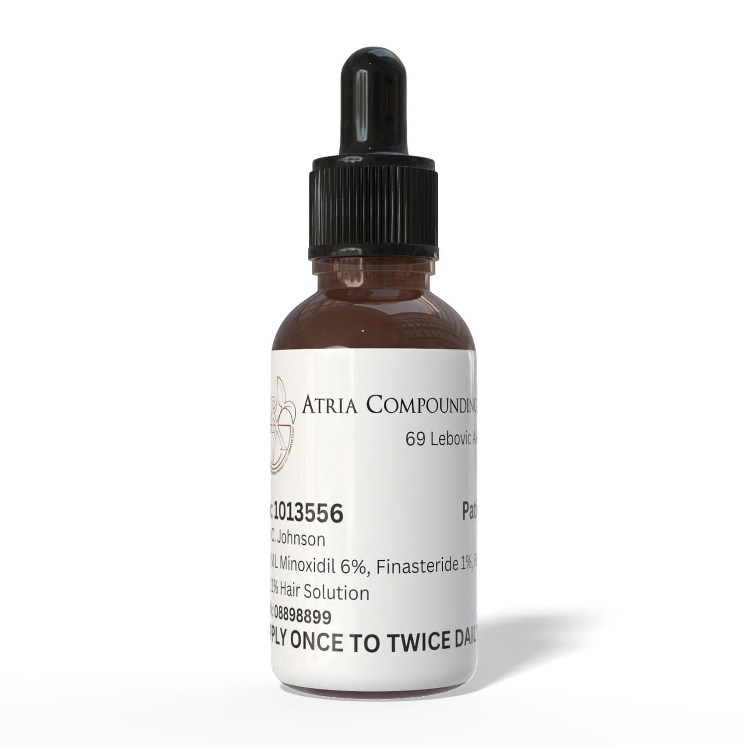 Minoxidil 6%, Finasteride 0.25%, Retinoic Acid 0.01% Hair Solution 55 ML