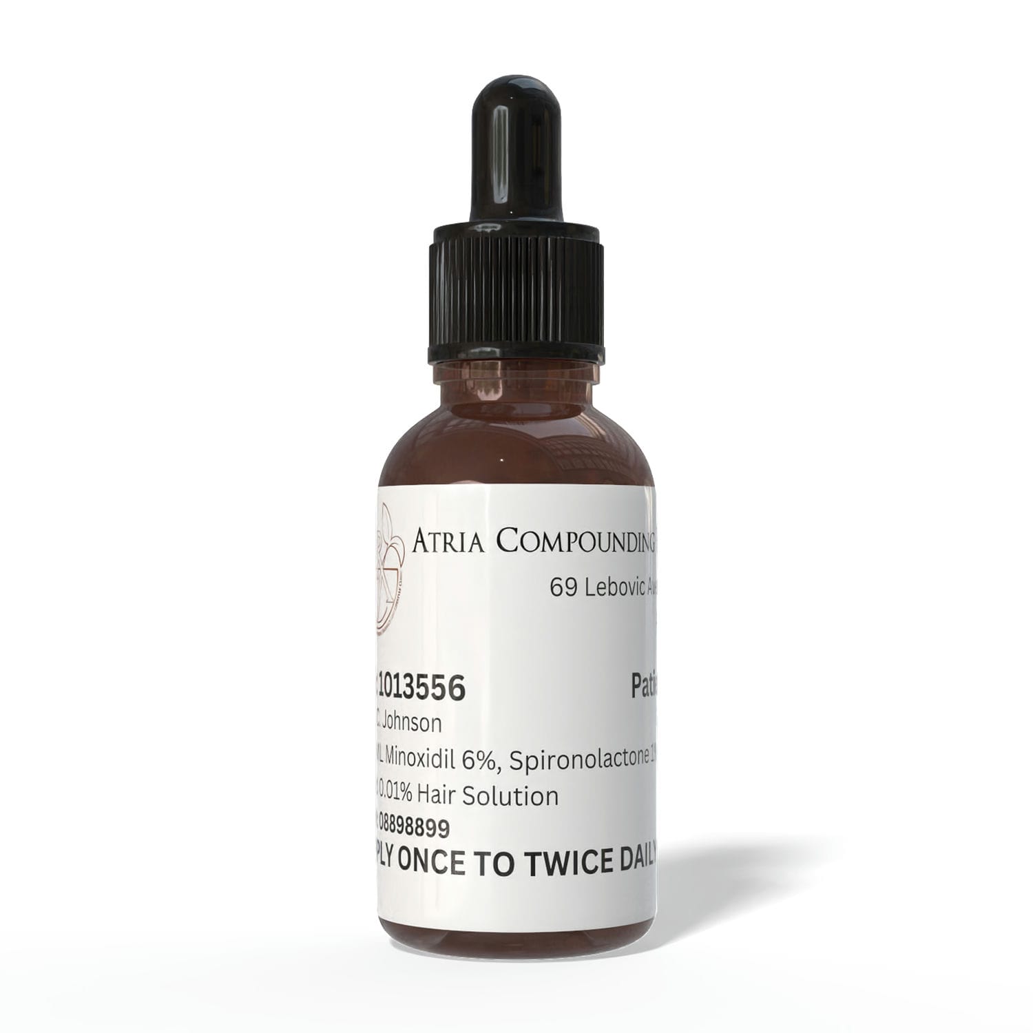 Minoxidil 6%, Spironolactone 1%, Retinoic Acid 0.01% Hair Solution 55 ML