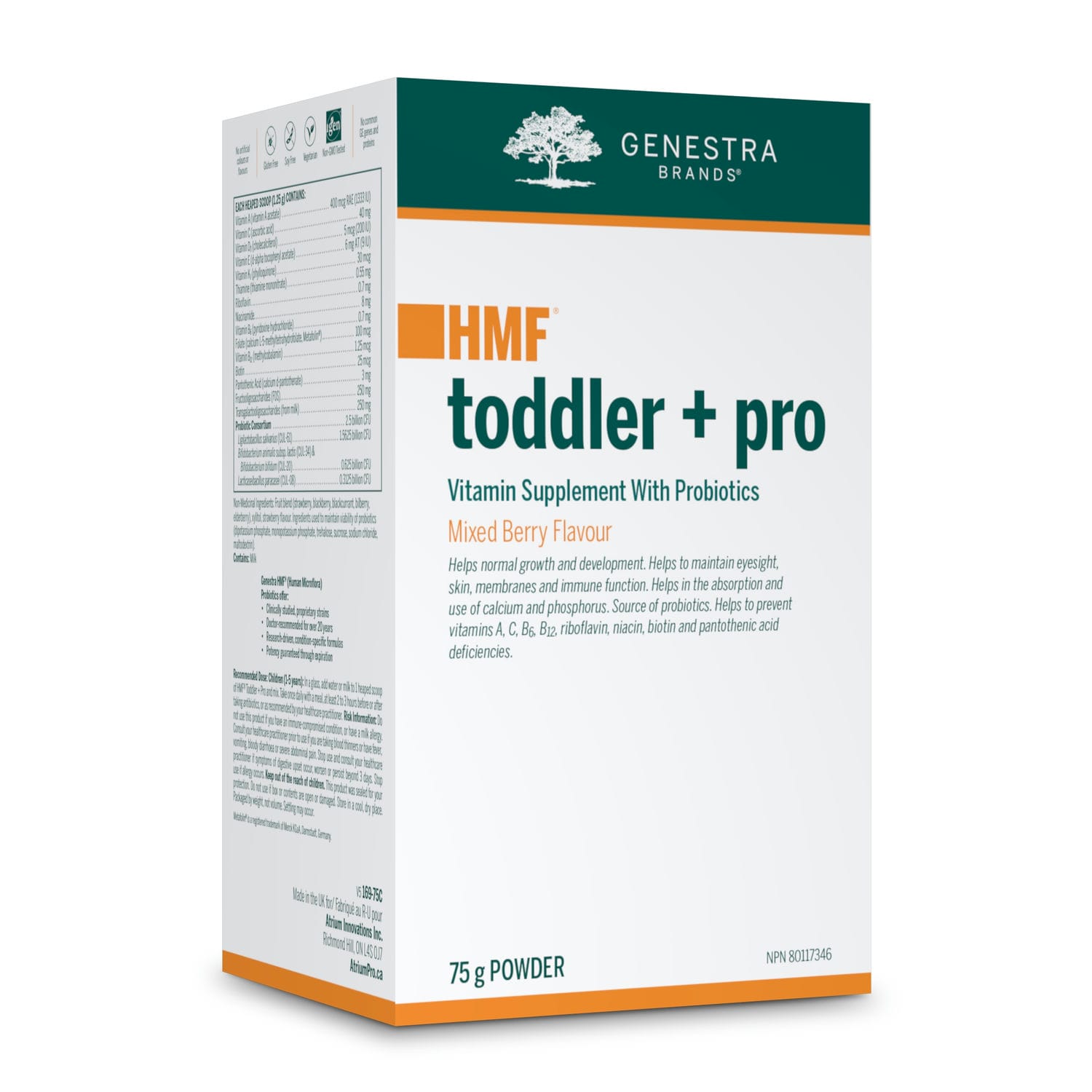 Genestra HMF Toddler + Pro 75g