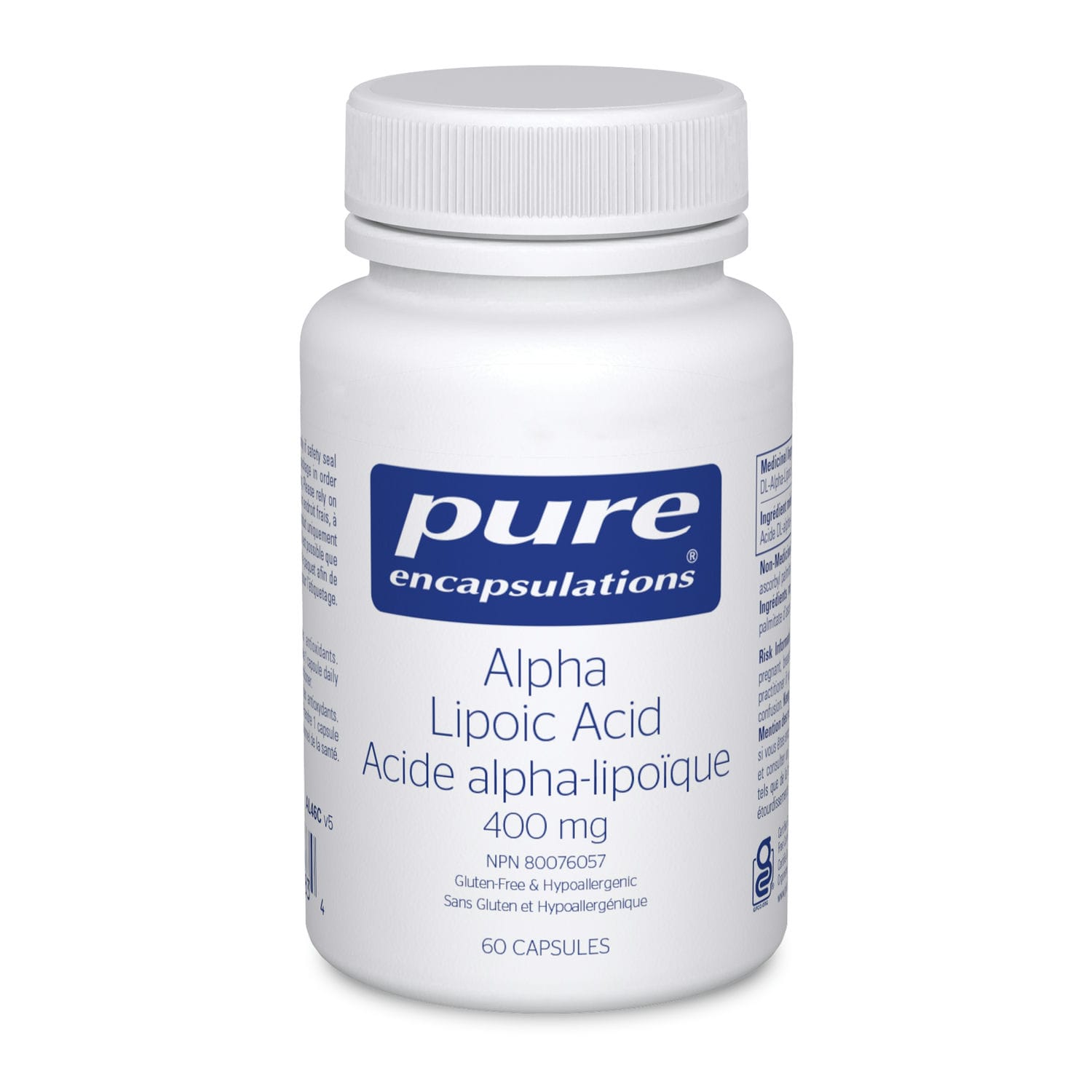 Pure Encaps Alpha Lipoic Acid 400mg 60s