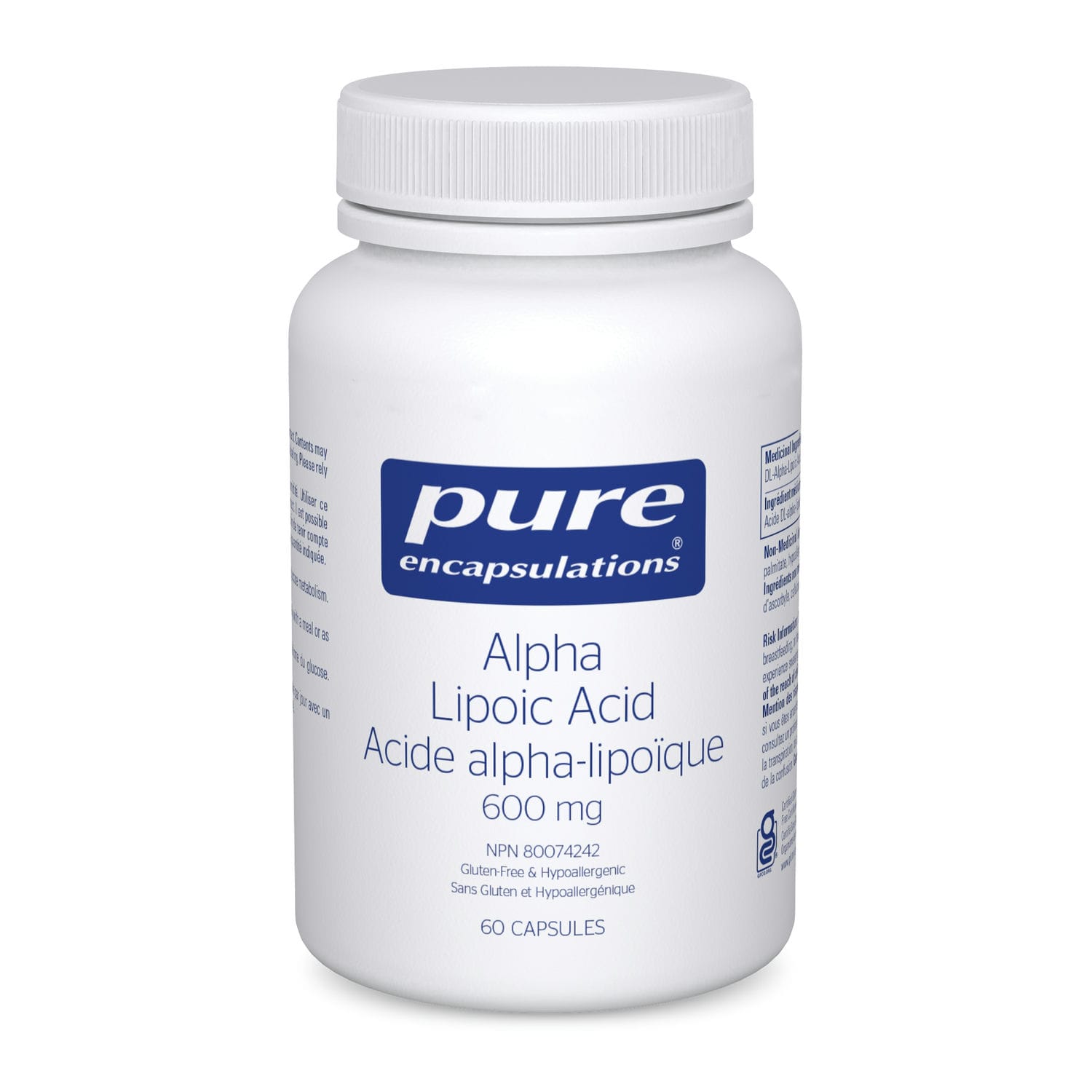 Pure Encaps Alpha Lipoic Acid 600mg 60s