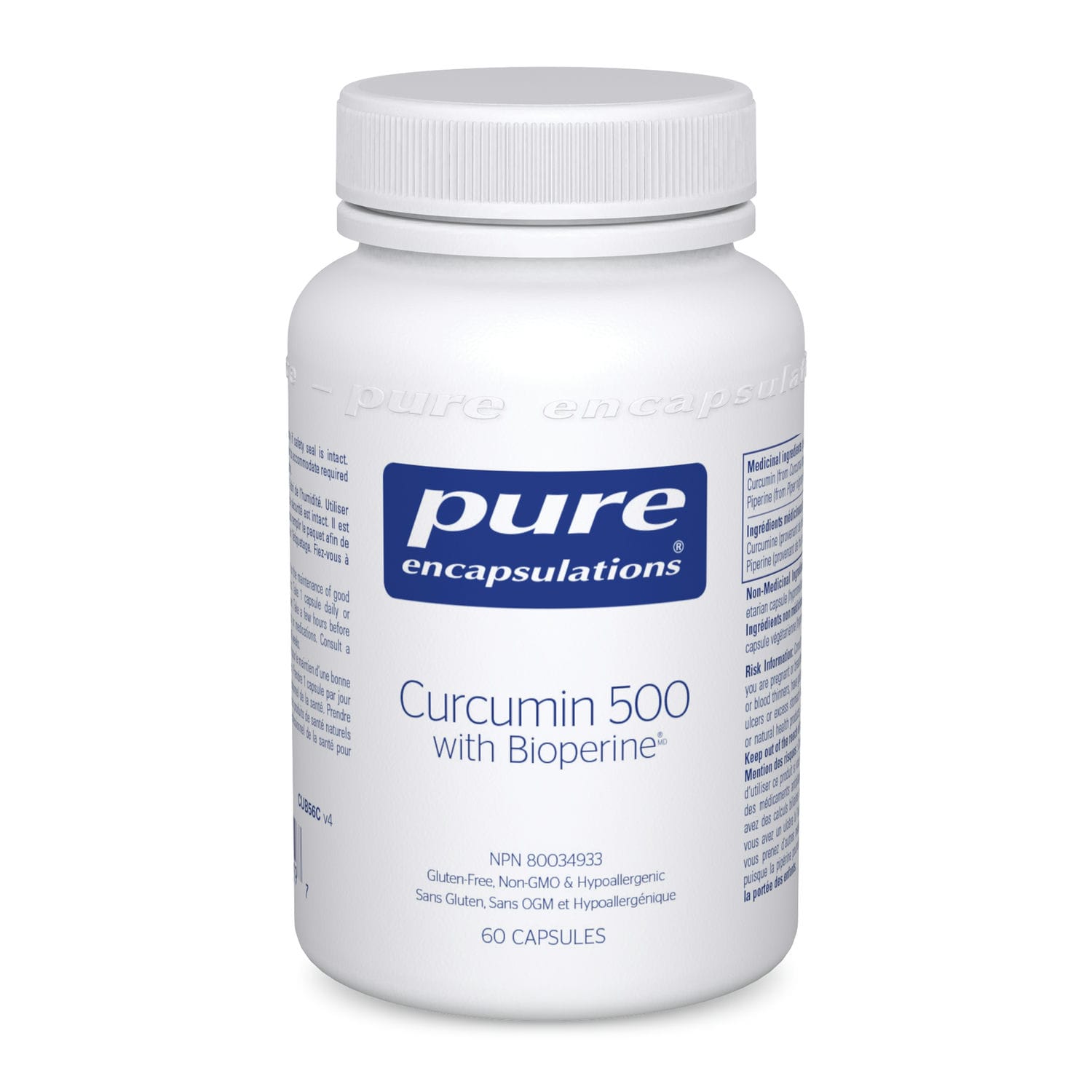 Pure Encaps Curcumin 500 with Bioperine 60s