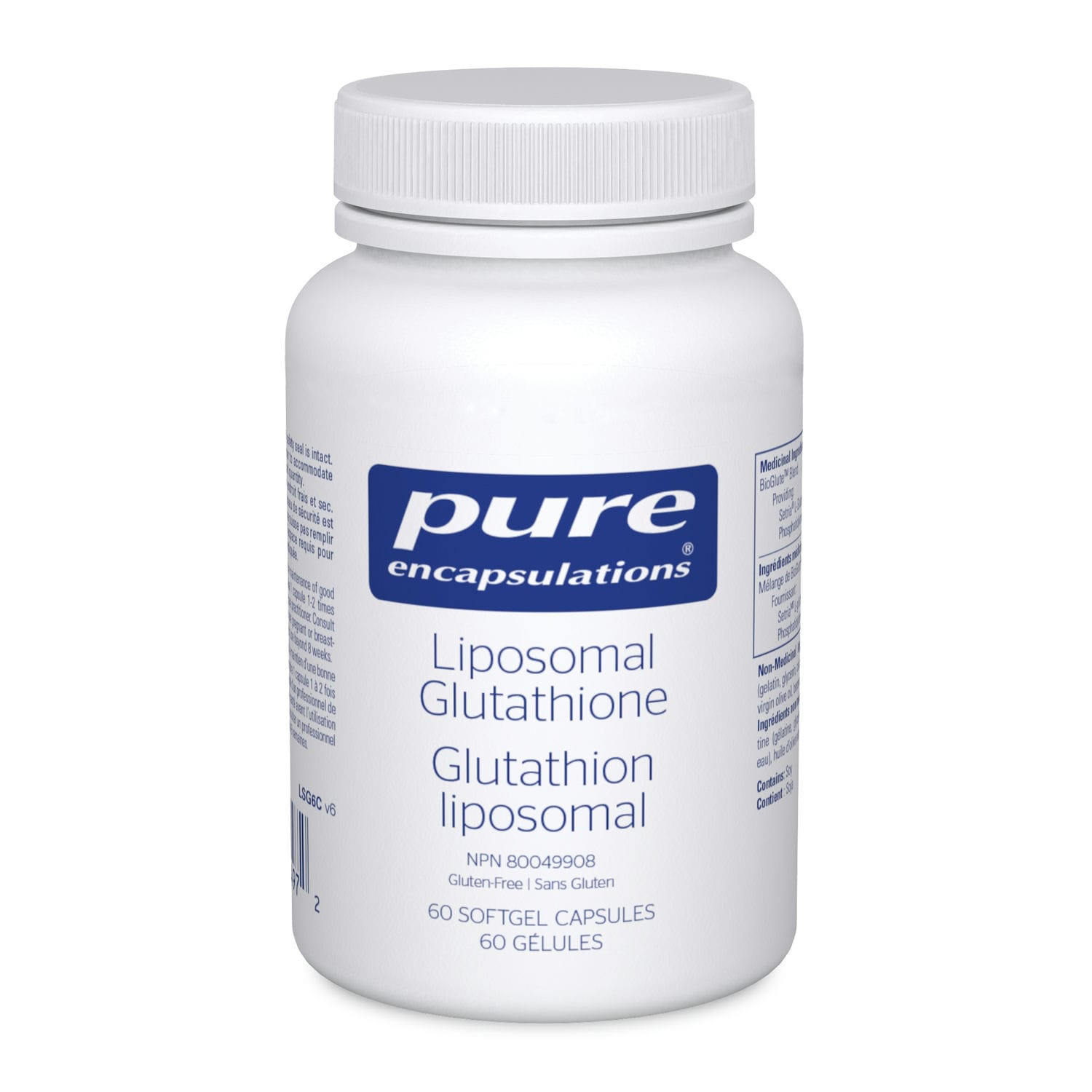Pure Encaps Liposomal Glutathione 60s