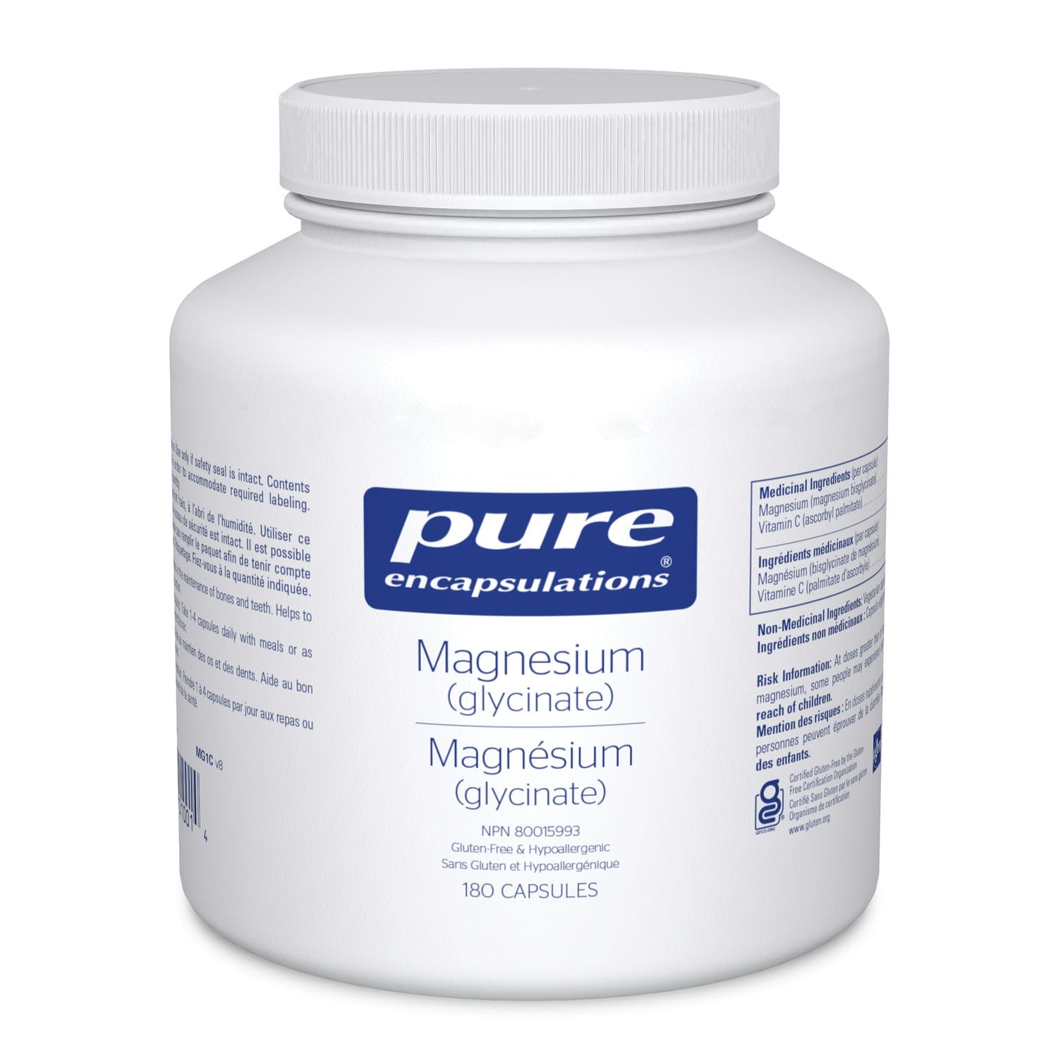 Pure Encaps Magnesium Glycinate 180s