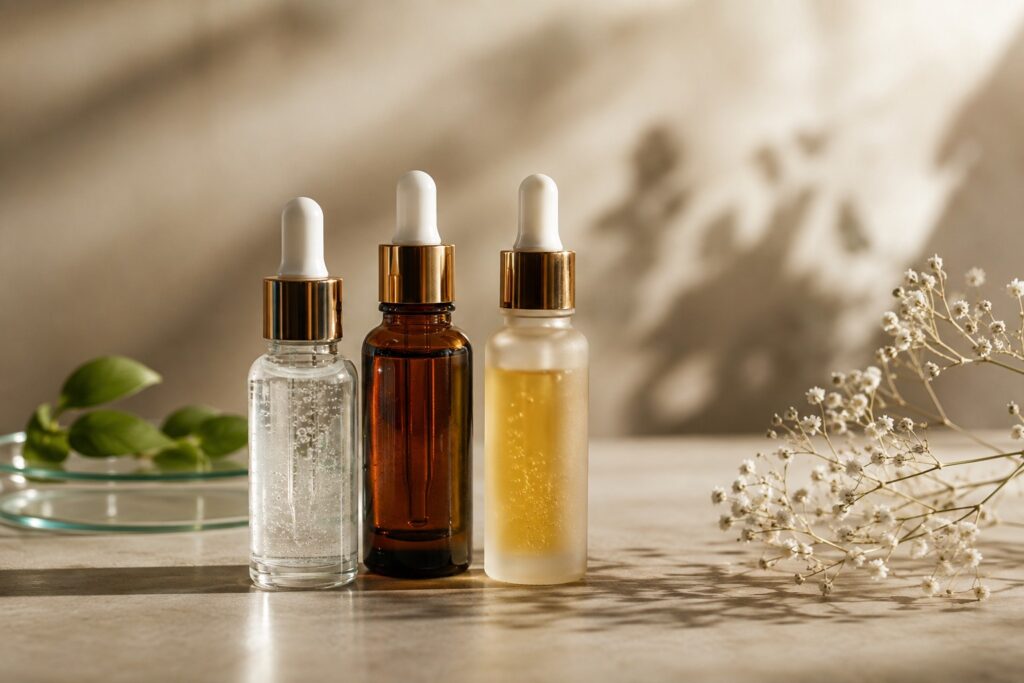 Skincare serums 3 new ingredients for hyperpigmentation, including glutathione, cysteamine and ITR.