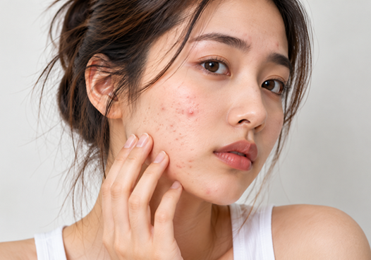 woman-with-acne-on-face